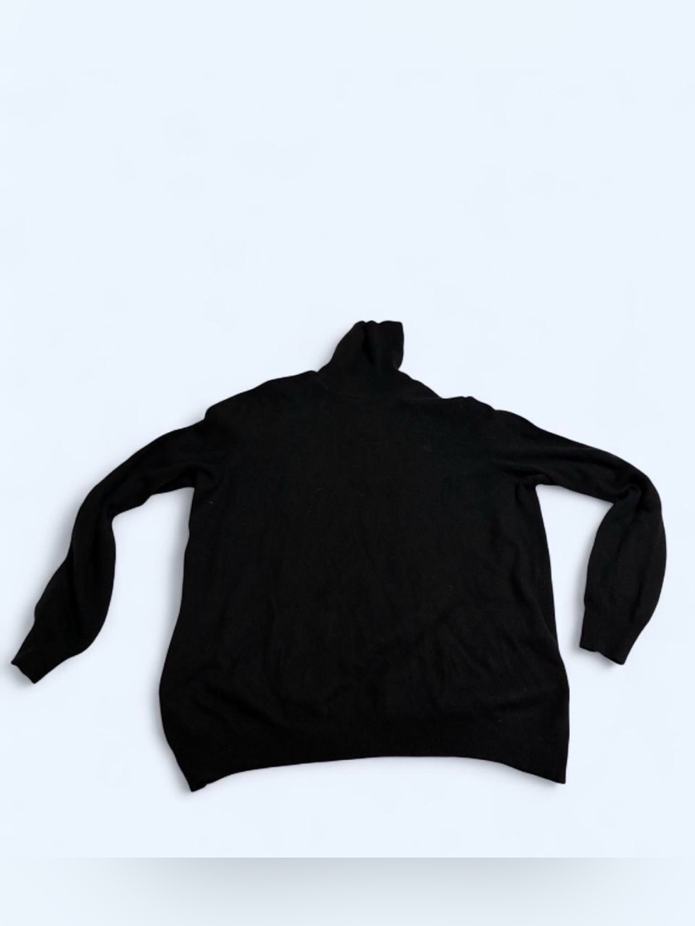 Ralph Laure 100% Cashmere Black Turtleneck Sweater - size 1X